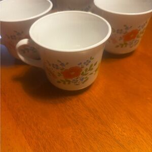 Corelle Wildflower Patterned Ceramic Mugs